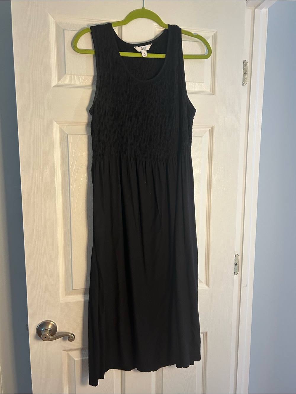 Croft & Barrow Black Sleeveless Maxi Dress